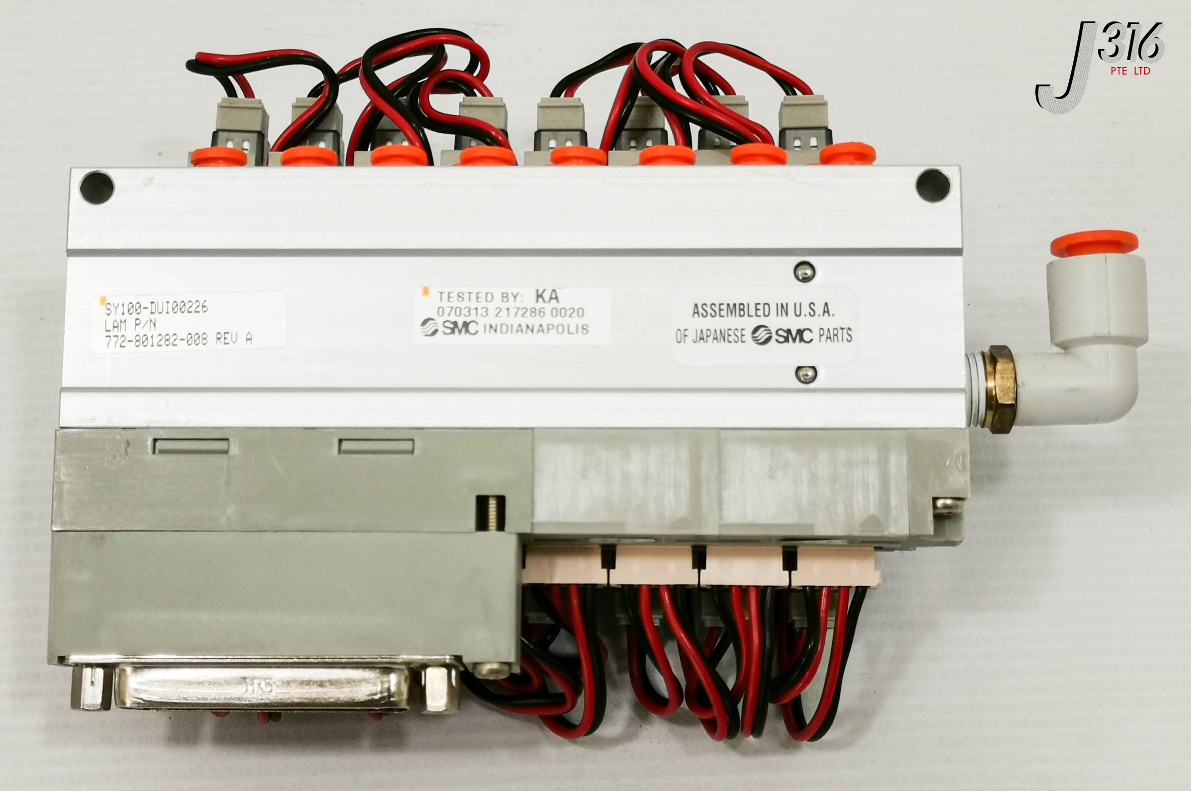 ‎^_^ 15727 SMC 16 SLOT MANIFOLD TERMINAL VALVE, 772-801282-008 SY100